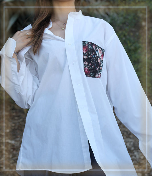 444hz • mandarin oversized top