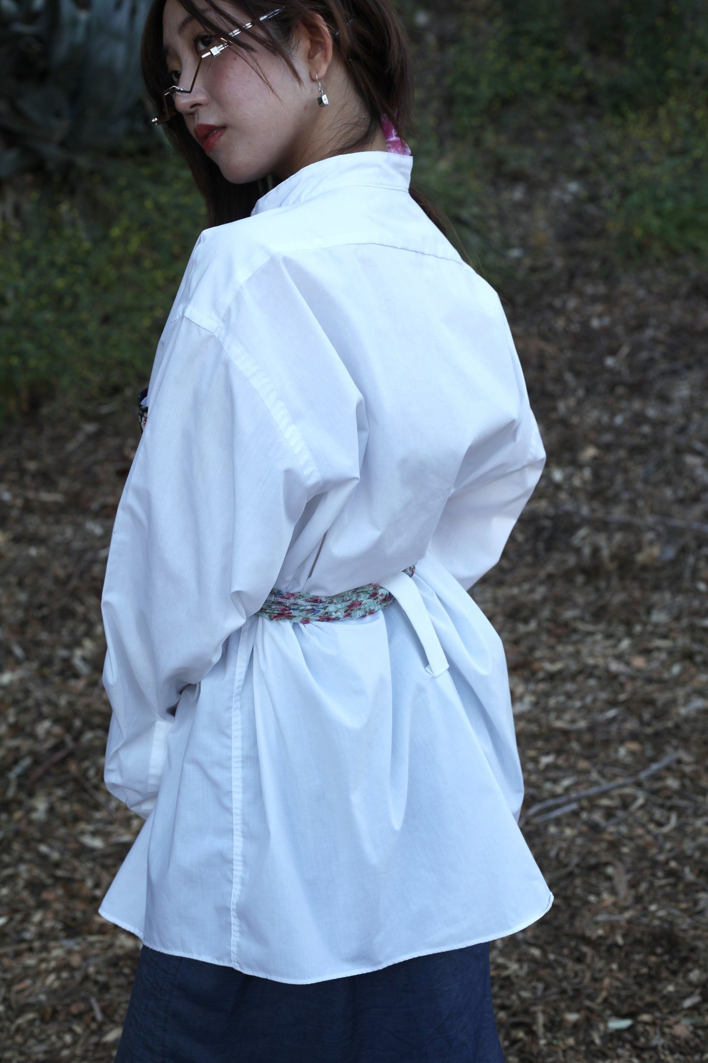 444hz • mandarin oversized top