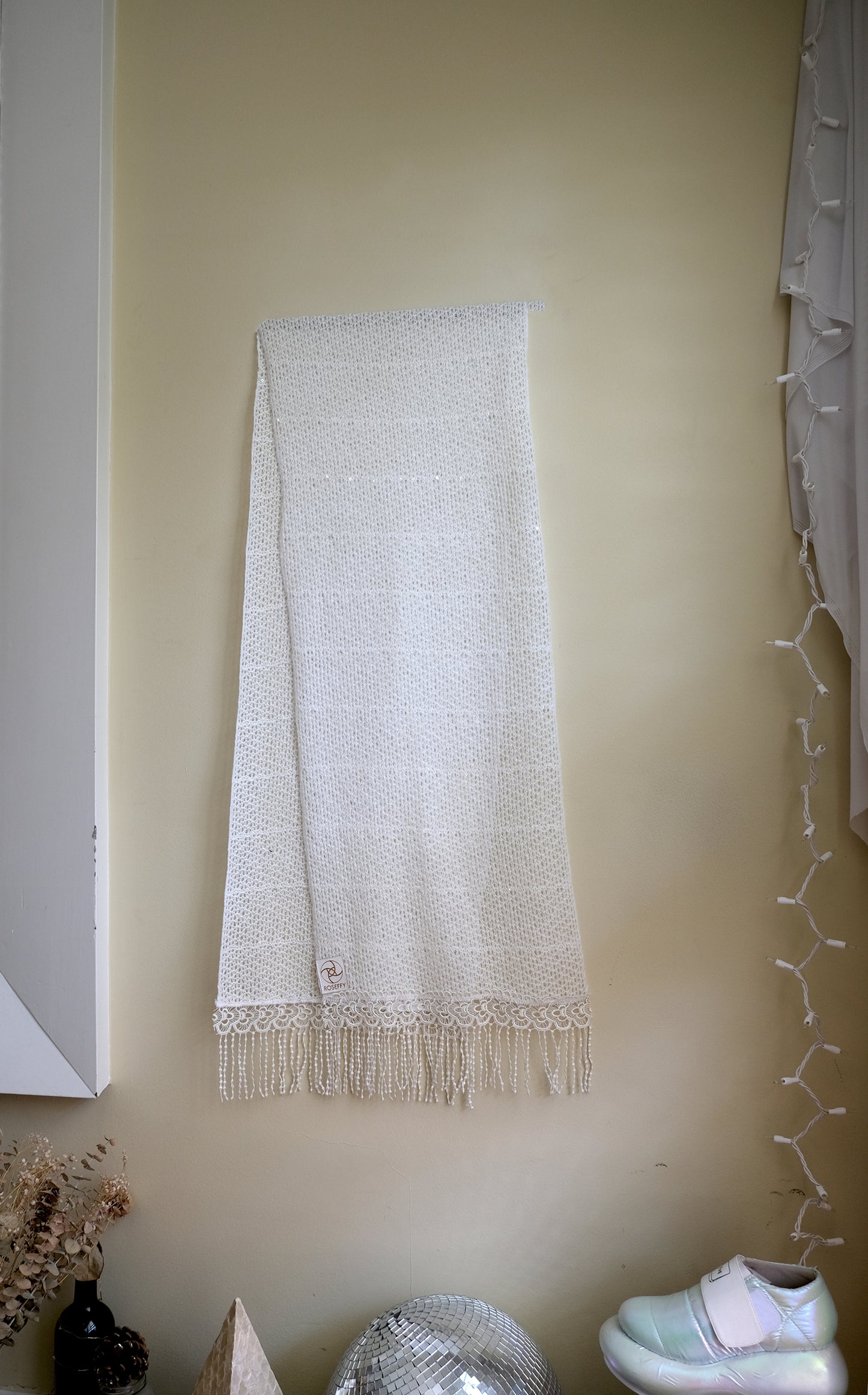 Roseffy Spring Scarf ~ White