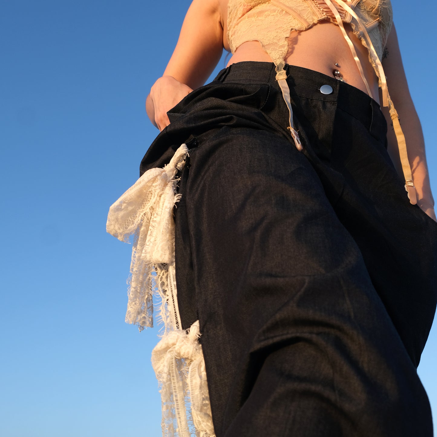 Armore Jiin ~ denim//lace
