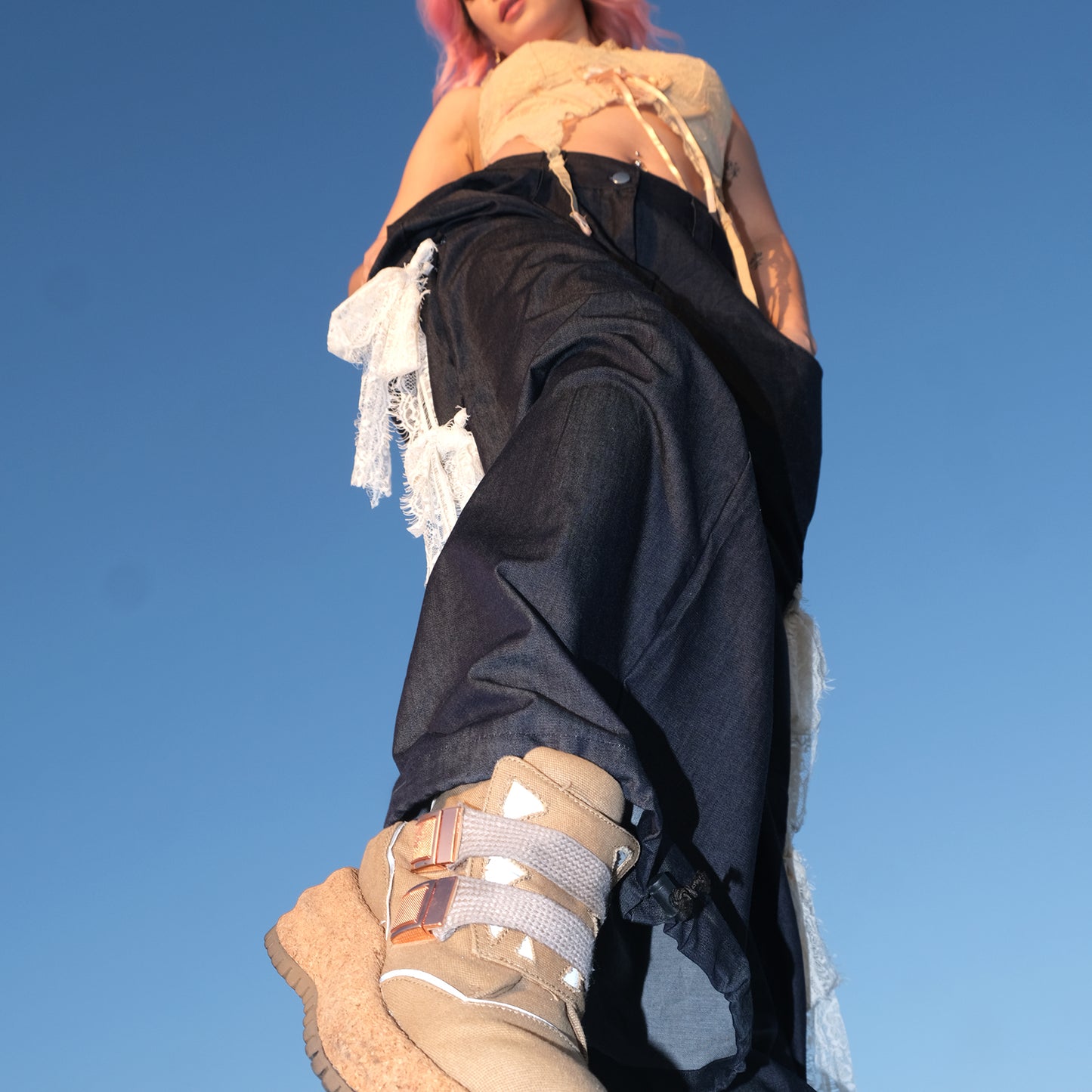 Armore Jiin ~ denim//lace