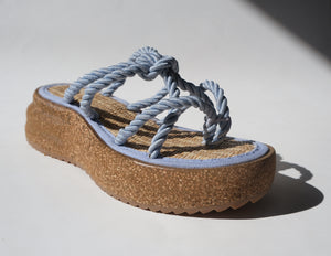 GAIA  ROPE ~ BLUE | eco sandal ༓