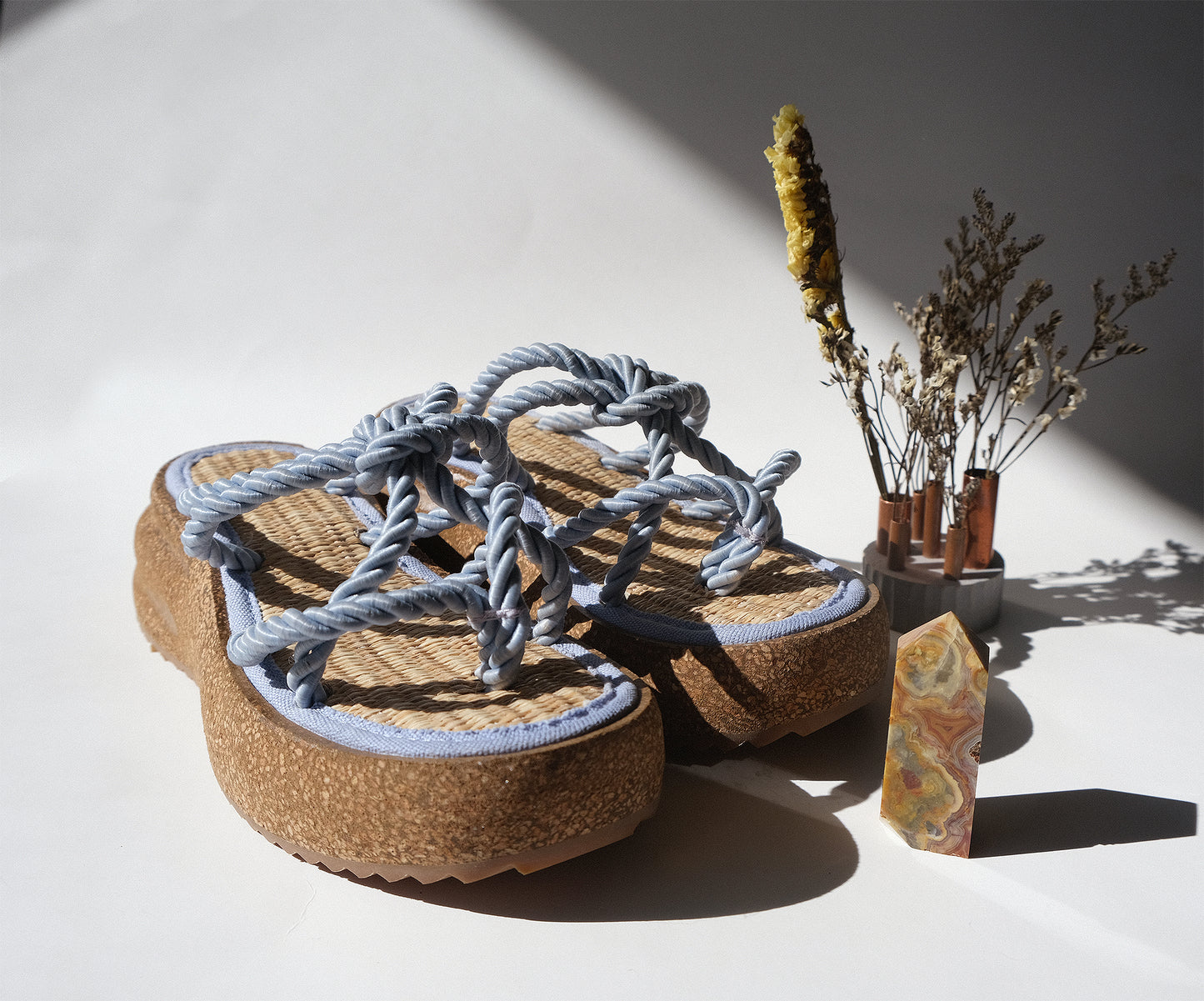 GAIA ROPE ~ BLUE | eco sandal ༓