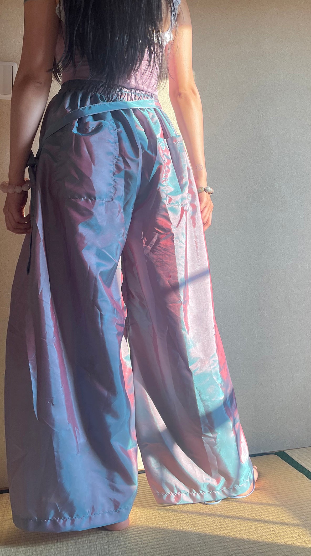 Armore ~ iridescent violet (curtain pants)