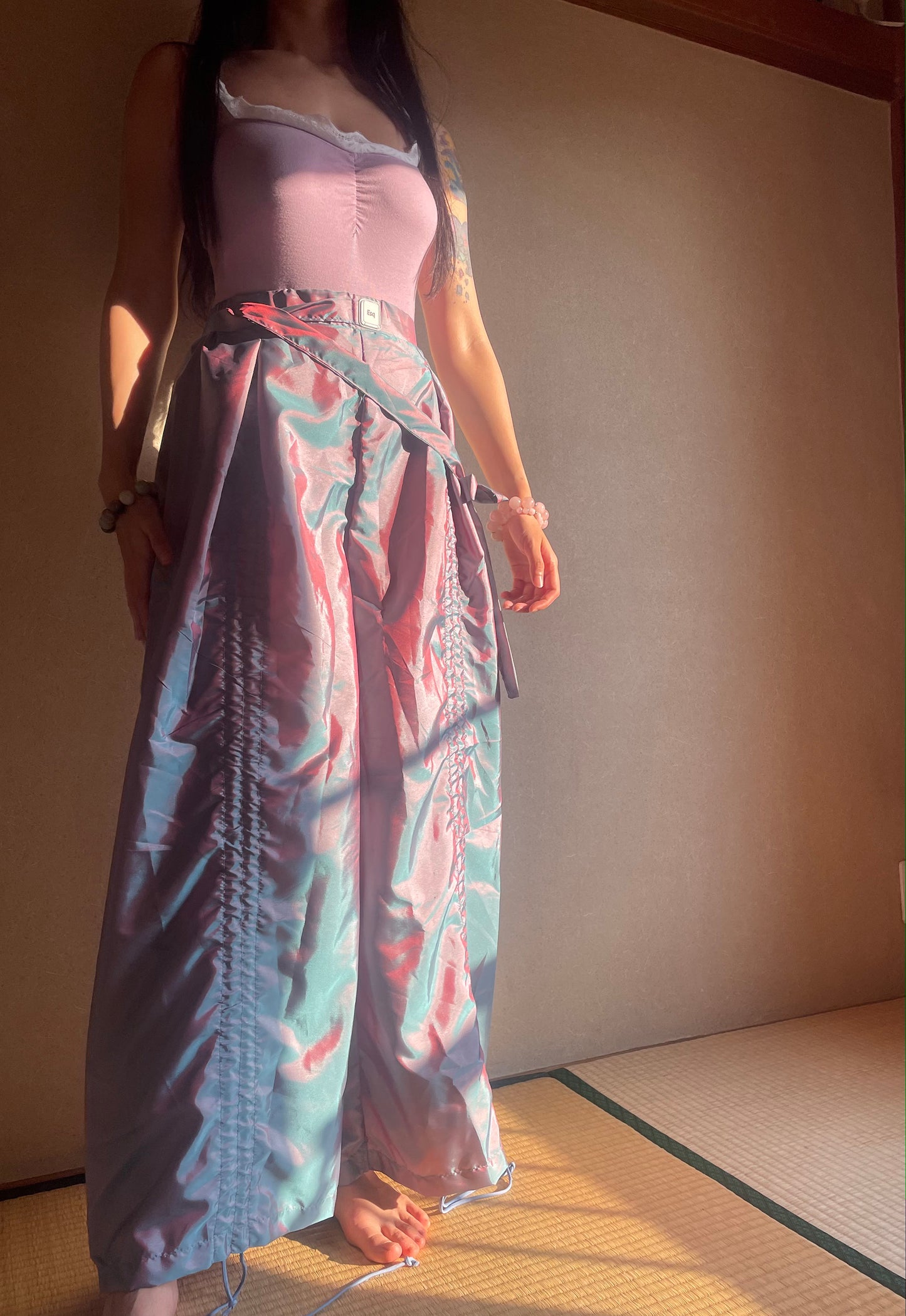 Armore ~ iridescent violet (curtain pants)