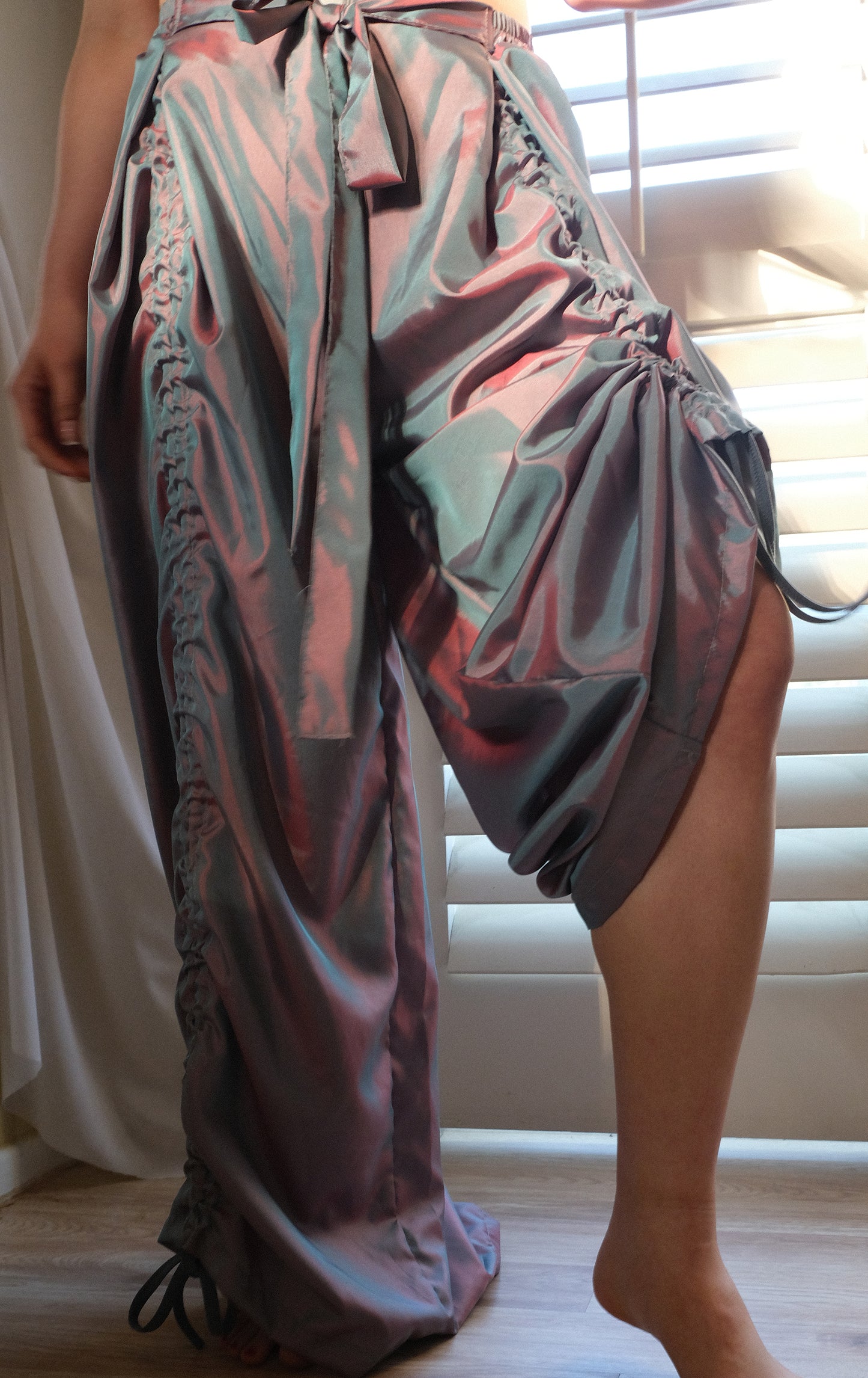 Armore ~ iridescent violet (curtain pants)