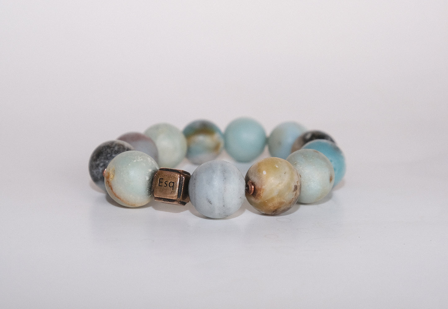 Amazonite ༓  Power  Bracelet x2 ༓ 16mm