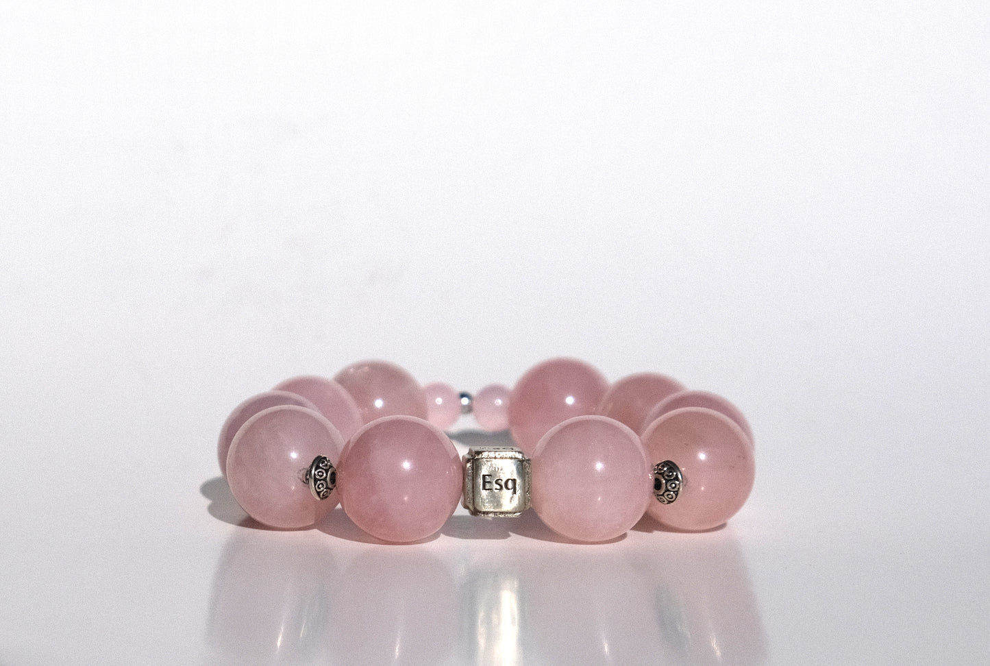 Rose Quartz ༓ Power Bracelet x2 ༓ 16mm