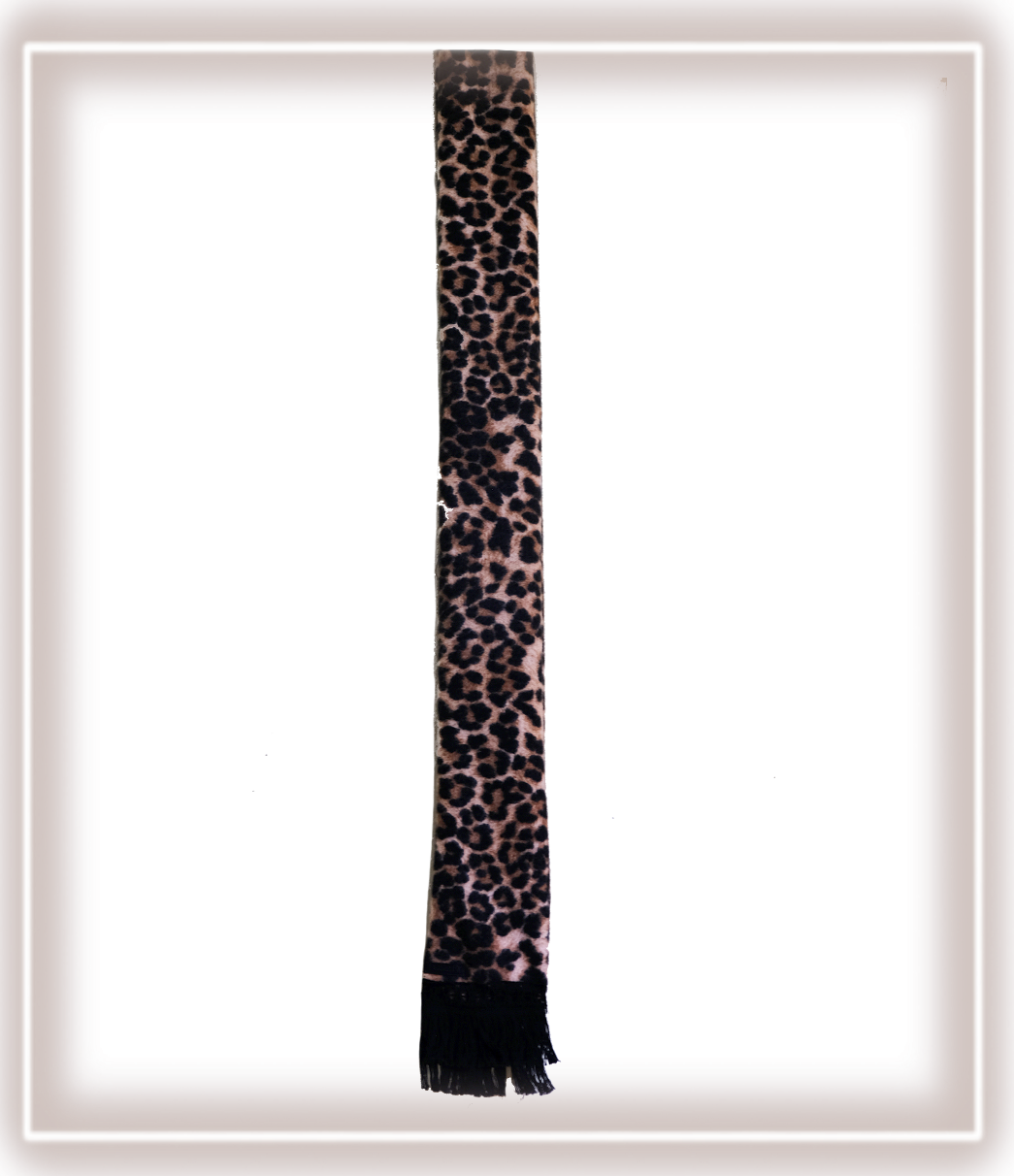 Roseffy Slim Scarf ~ leopard