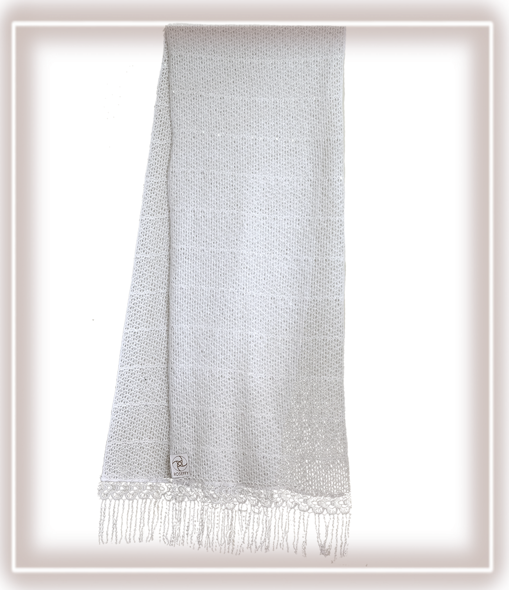Roseffy Spring Scarf ~ White