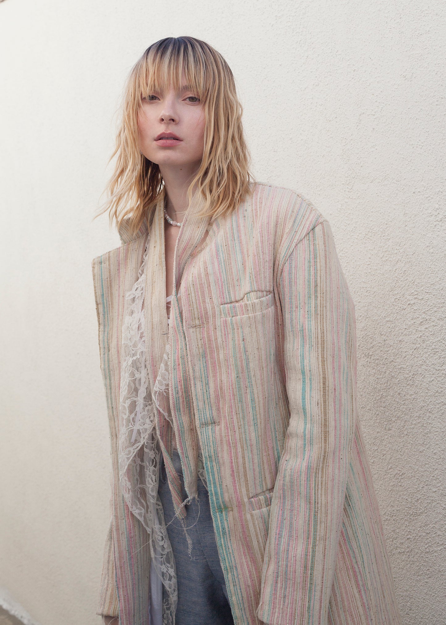 B'LASER Organic Jackete ~ Dim Pastel
