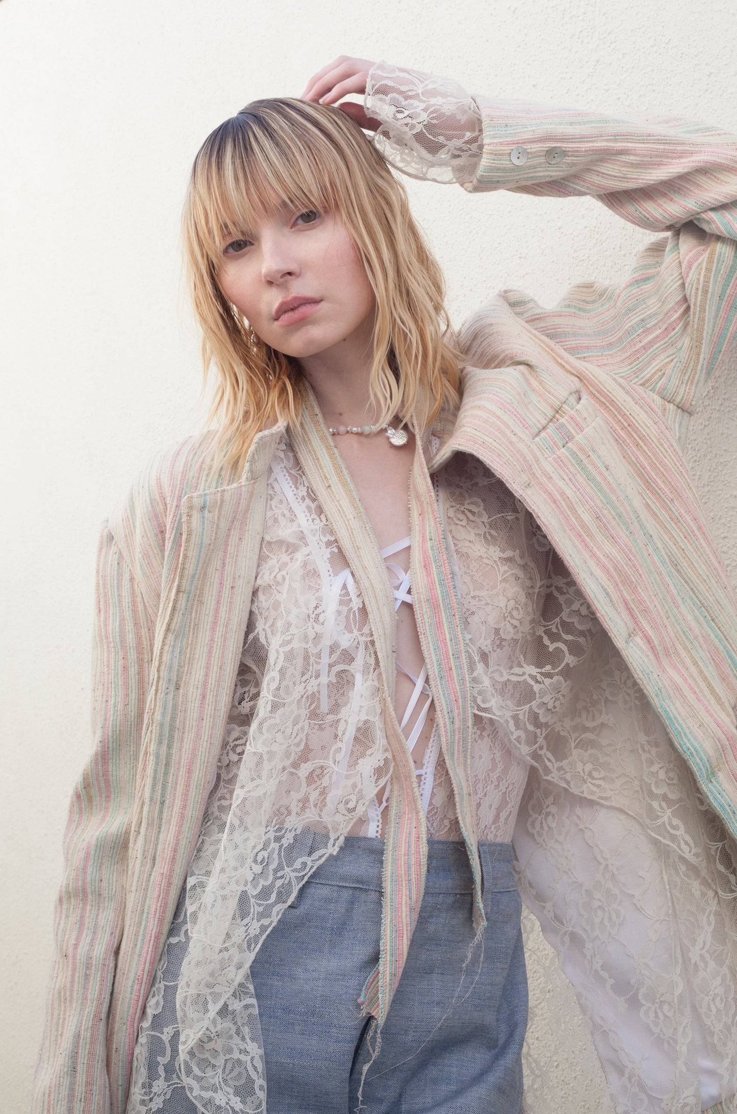 B'LASER Organic Jackete ~ Dim Pastel