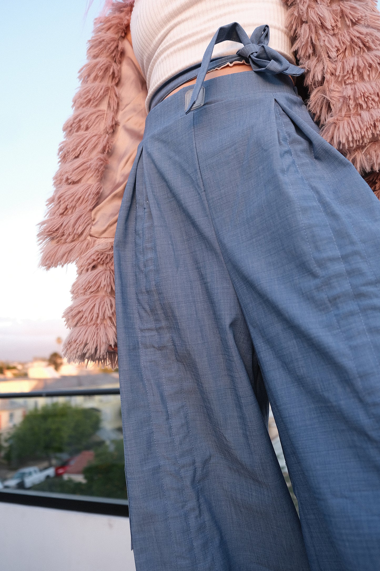 Armore ~ light denim (curtain pants)