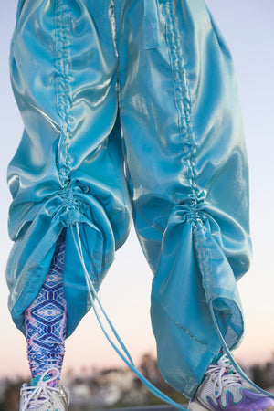 Armore ~ iridescent blue (curtain pants)