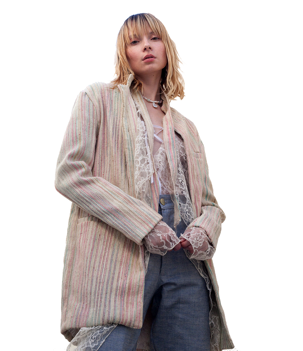 B'LASER Organic Jackete ~ Dim Pastel