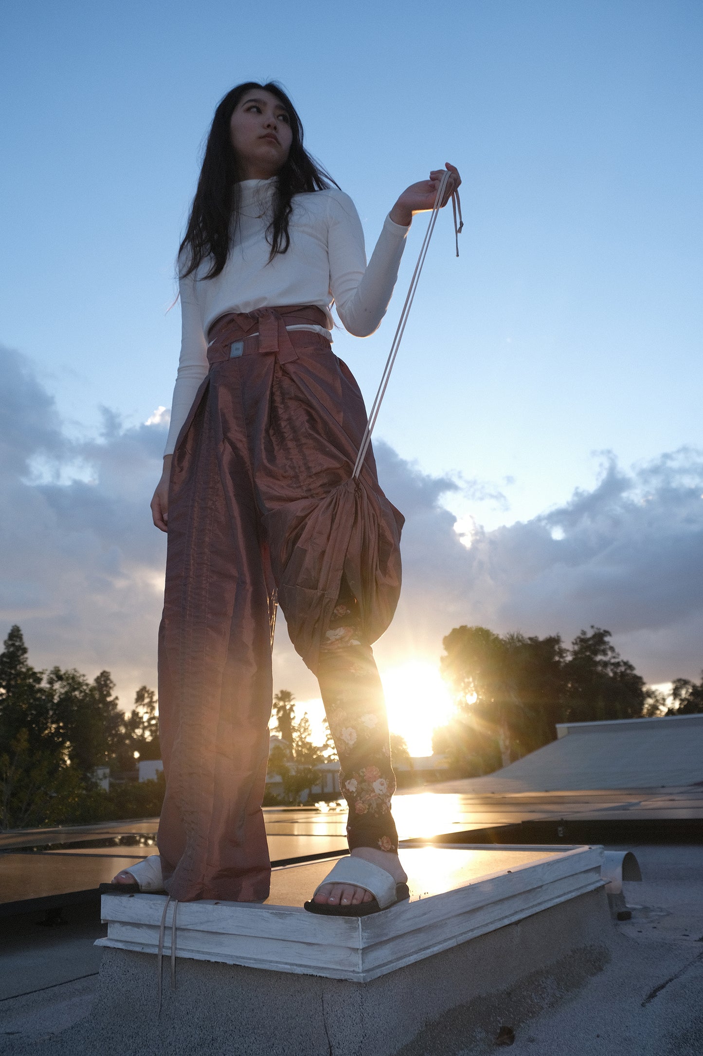 Armore ༓ copper (curtain pants)