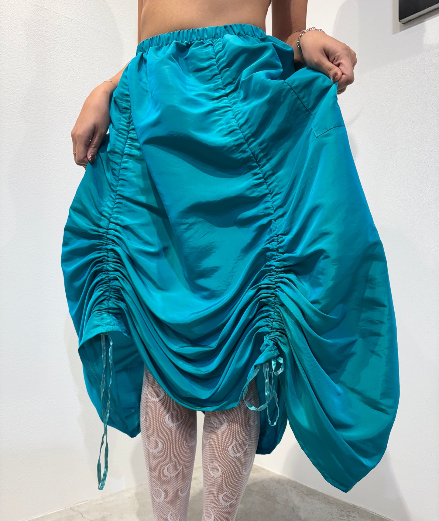 Armore Skirt ~ aqua {rainX 🌦}  (ᴄᴜʀᴛᴀɪɴ ʟᴇɴɢᴛʜ)