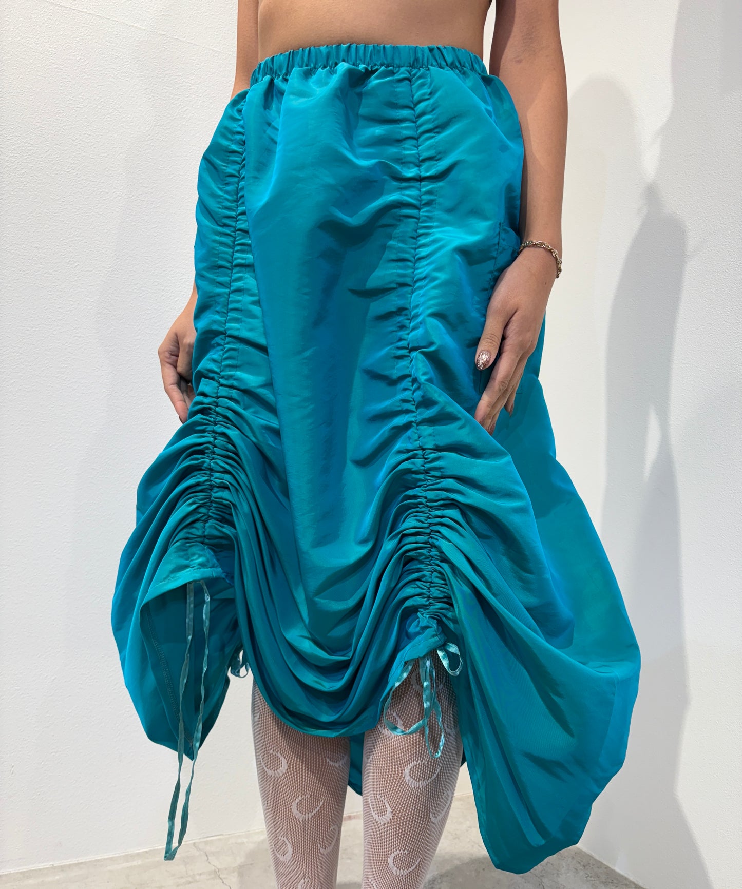 Armore Skirt ~ aqua {rainX 🌦}  (ᴄᴜʀᴛᴀɪɴ ʟᴇɴɢᴛʜ)