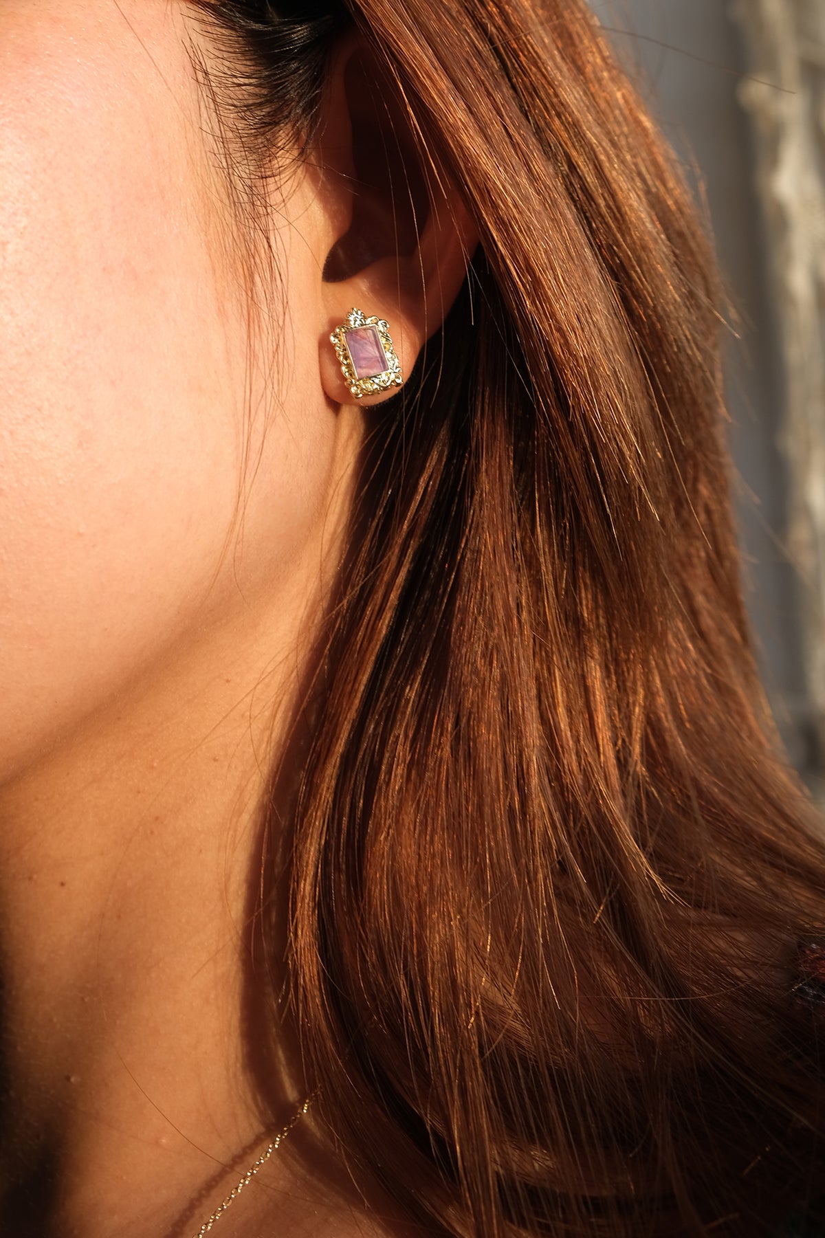 Show Piece {hand painted} Earrings