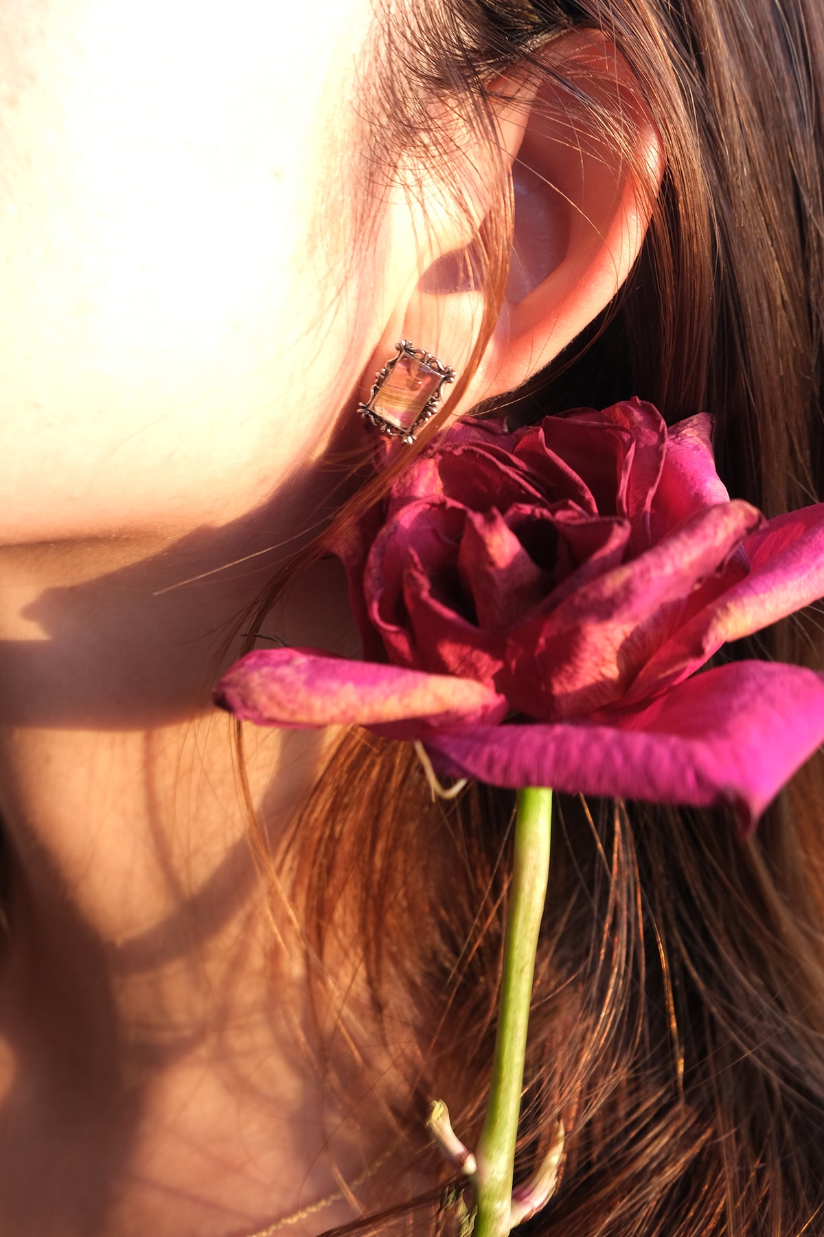Show Piece {hand painted} Earrings