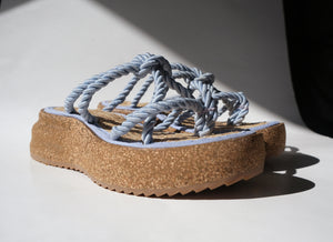 GAIA  ROPE ~ BLUE | eco sandal ༓