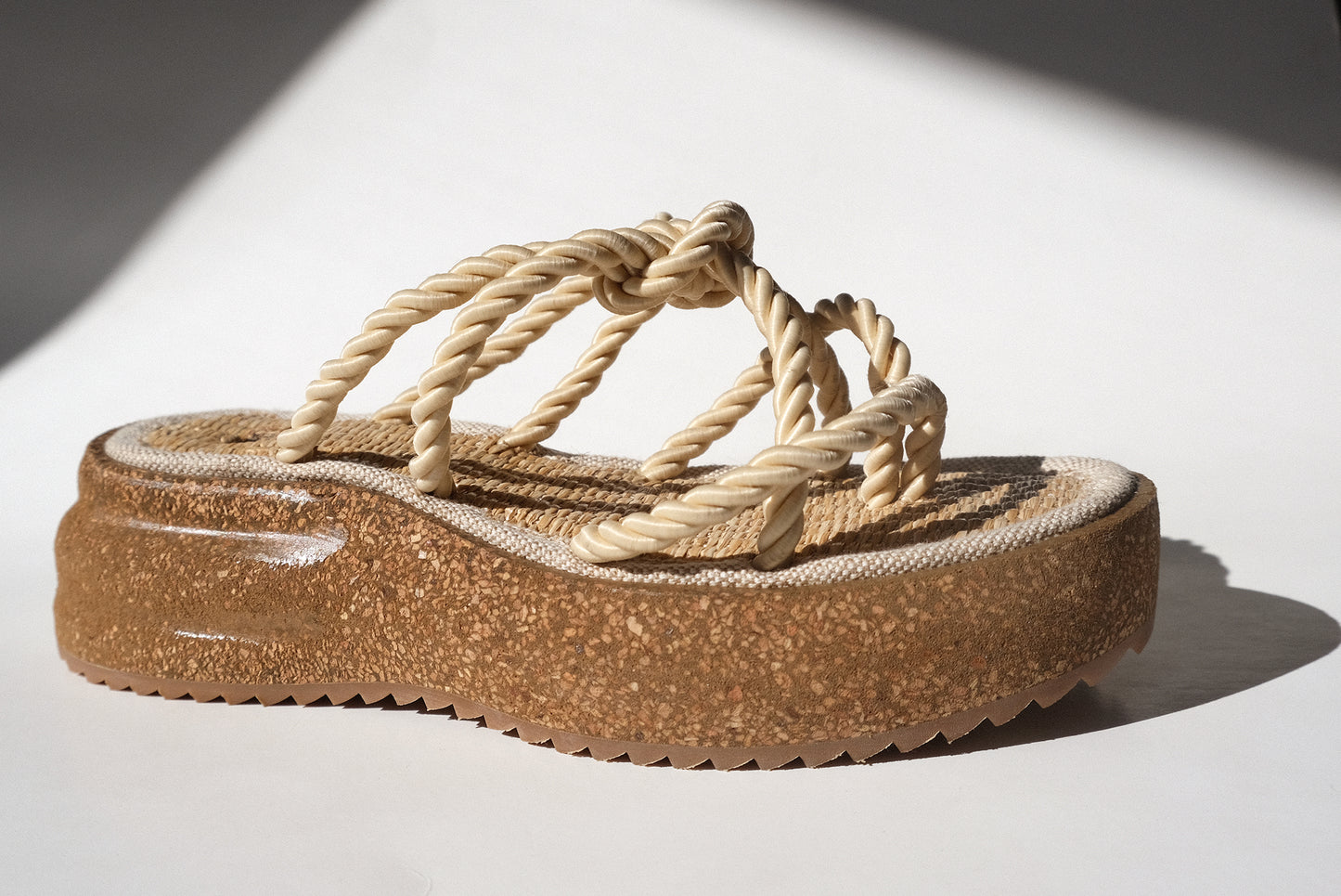 GAIA  ROPE ~ TAN | eco sandal ༓