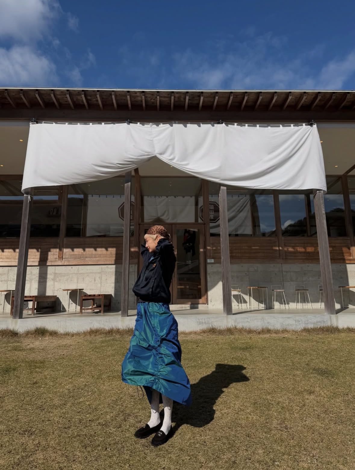 Armore Skirt ~ deep aqua  (ᴄᴜʀᴛᴀɪɴ ʟᴇɴɢᴛʜ)