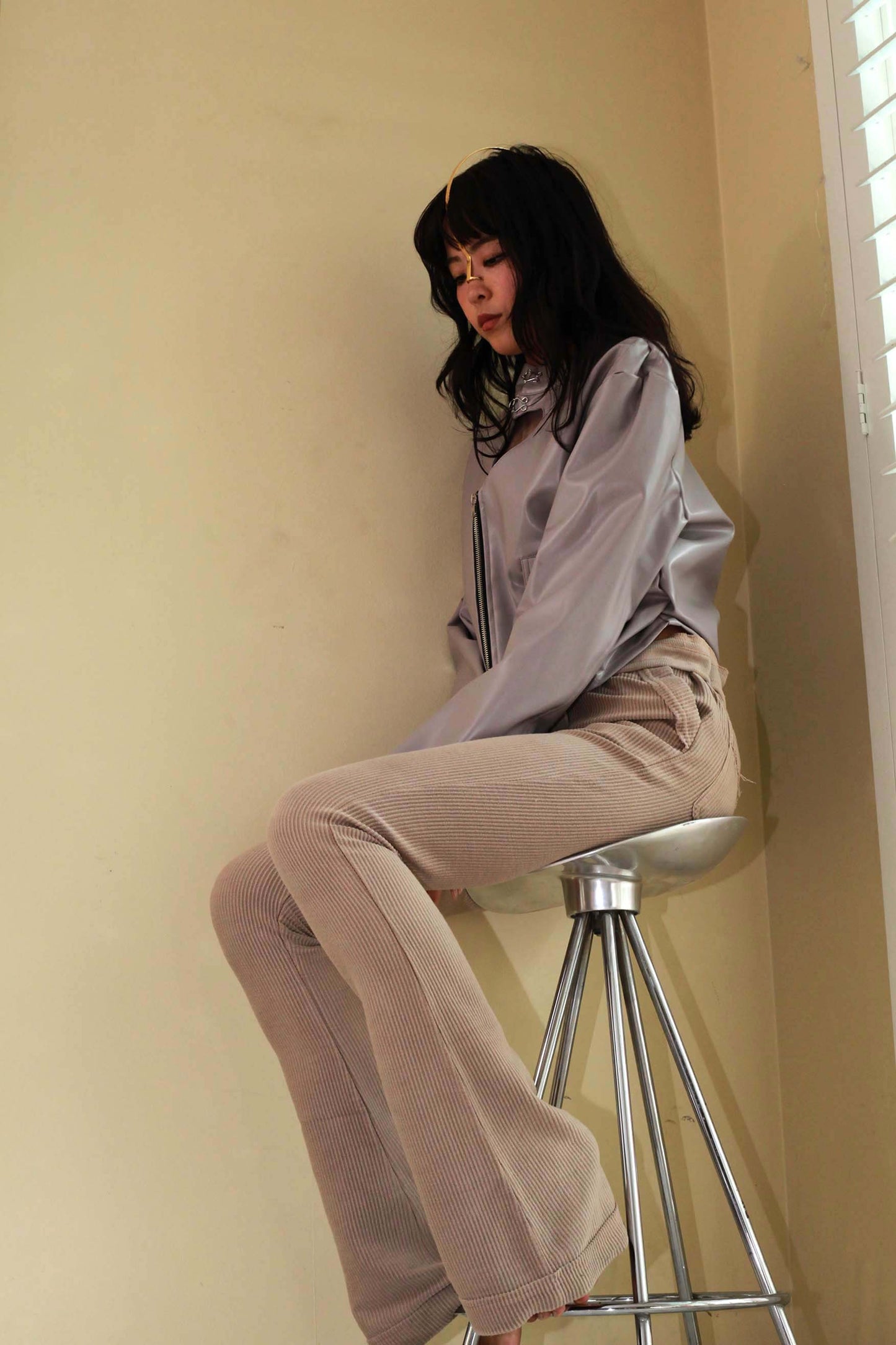 FLWR ✼  BEiGE  [ᴋɴɪᴛ ғʟᴀʀᴇs]