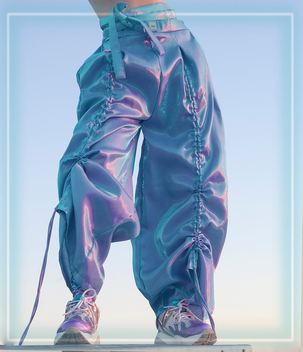 Armore ~ iridescent lilac (curtain pants)