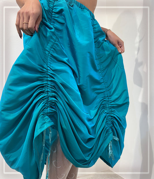 Armore Skirt ~ aqua {rainX 🌦}  (ᴄᴜʀᴛᴀɪɴ ʟᴇɴɢᴛʜ)