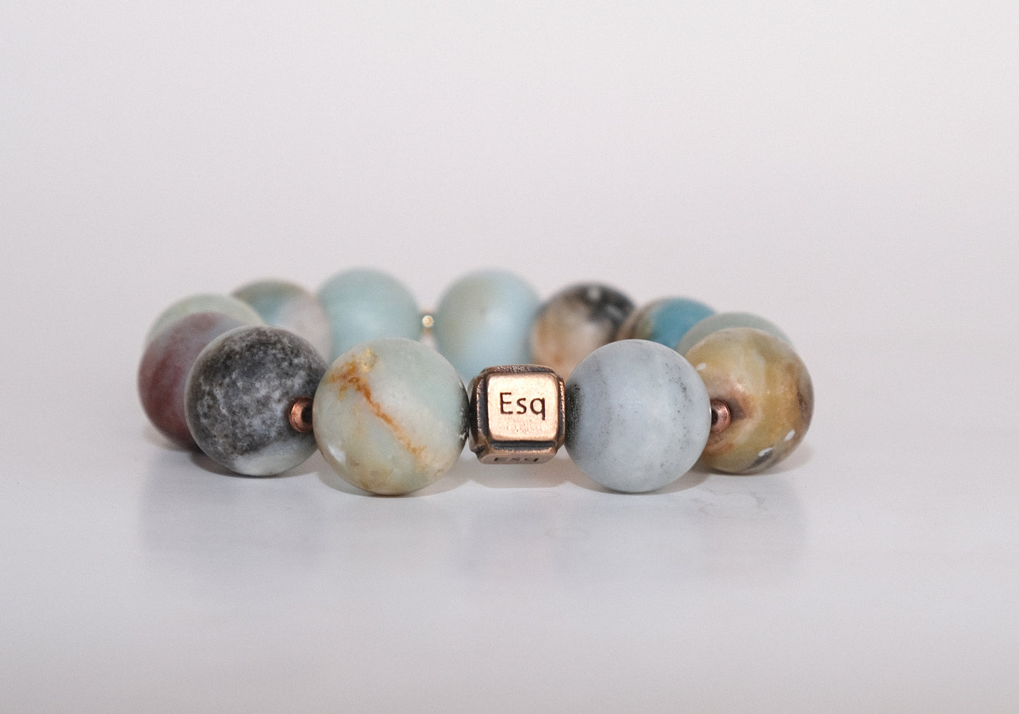 Amazonite ༓  Power  Bracelet x2 ༓ 16mm