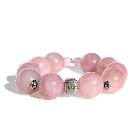 Rose Quartz ༓  Power  Bracelet x2 ༓ 16mm