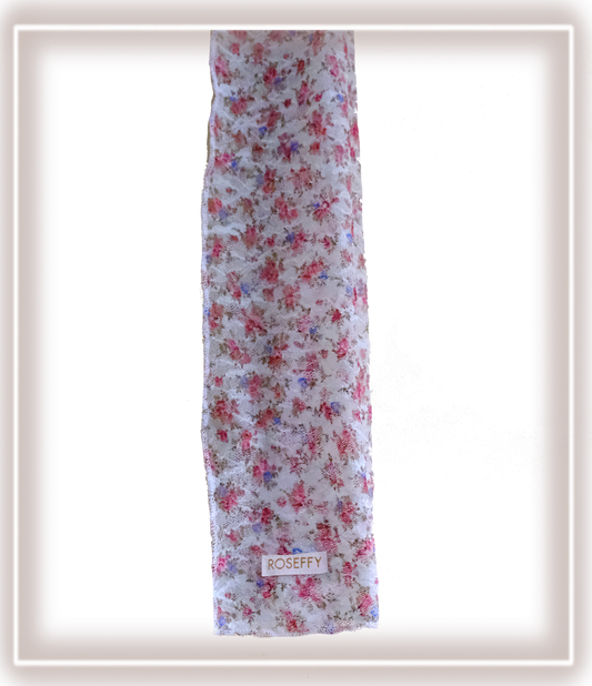 Roseffy Slim Scarf ~ floral