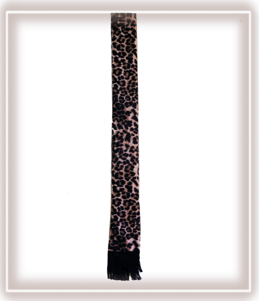 Roseffy Slim Scarf ~ leopard