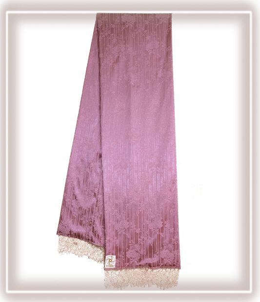 Roseffy Scarf ~ Pinq Brocade