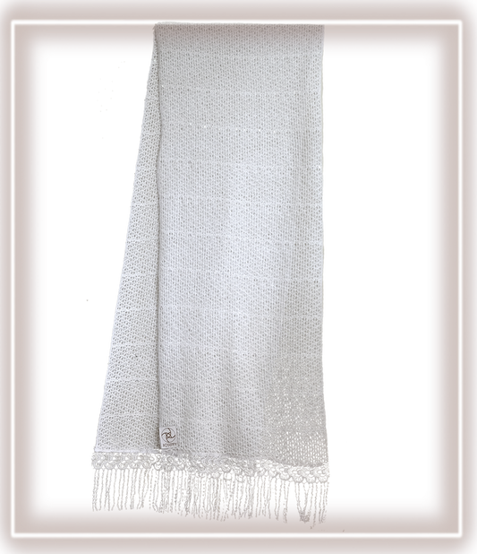 Roseffy Spring Scarf ~ White