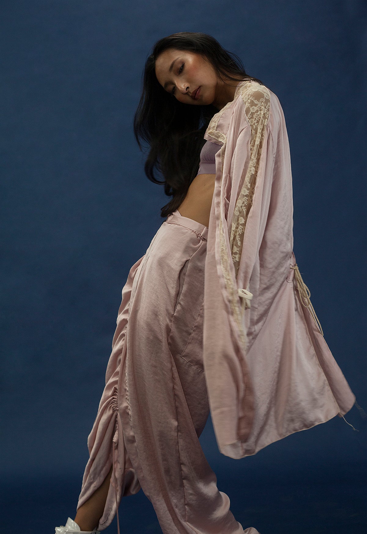 432hz drape cape | pink