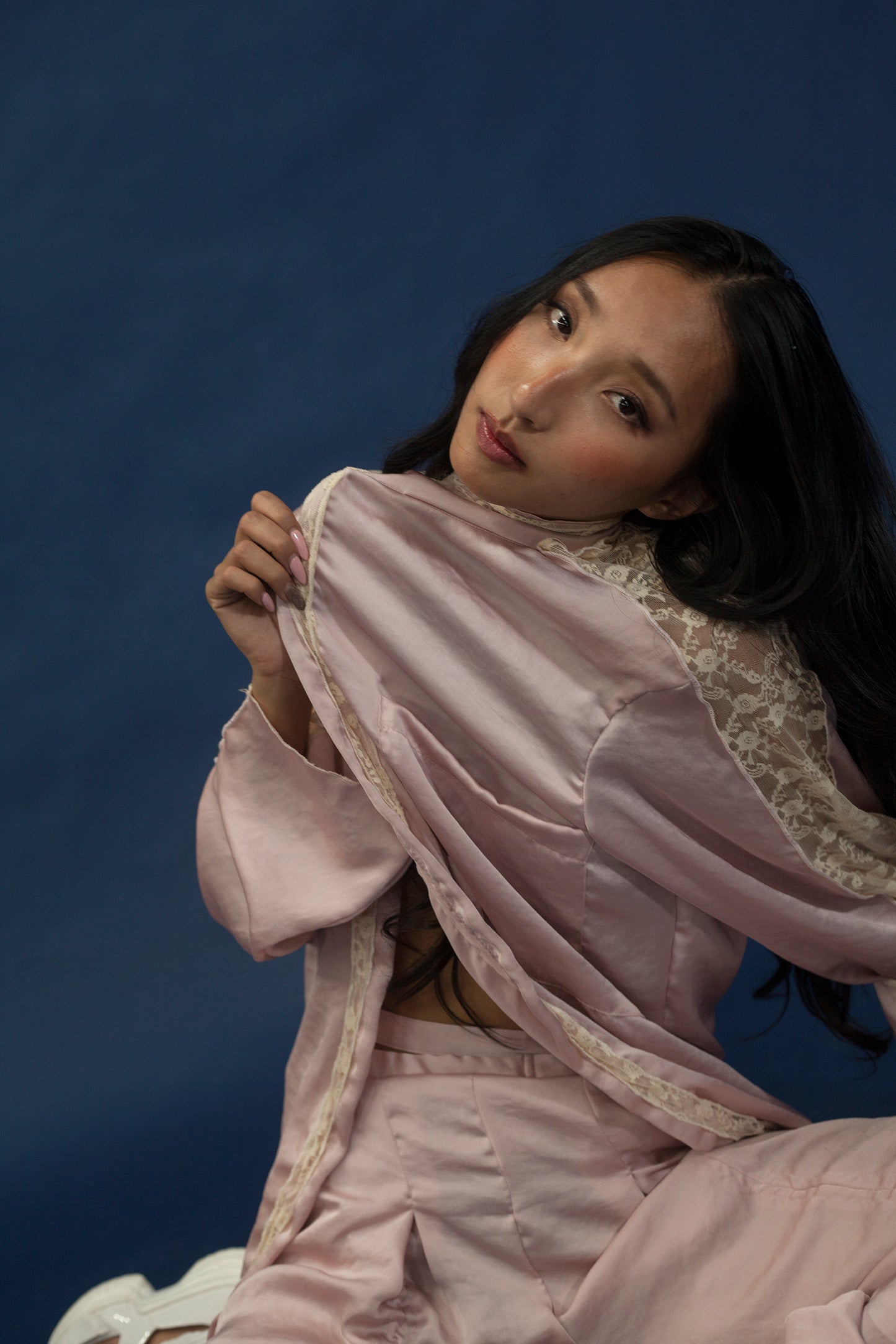 432hz drape cape | pink