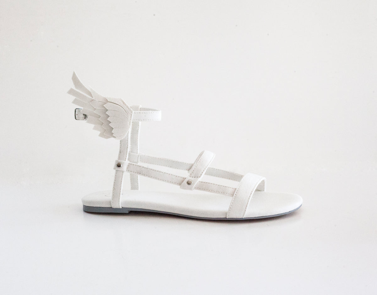 FLYH Olympian ~ white 'ᴏᴘᴛɪᴏɴᴀʟ ᴡɪɴɢ sᴀɴᴅᴀʟ'