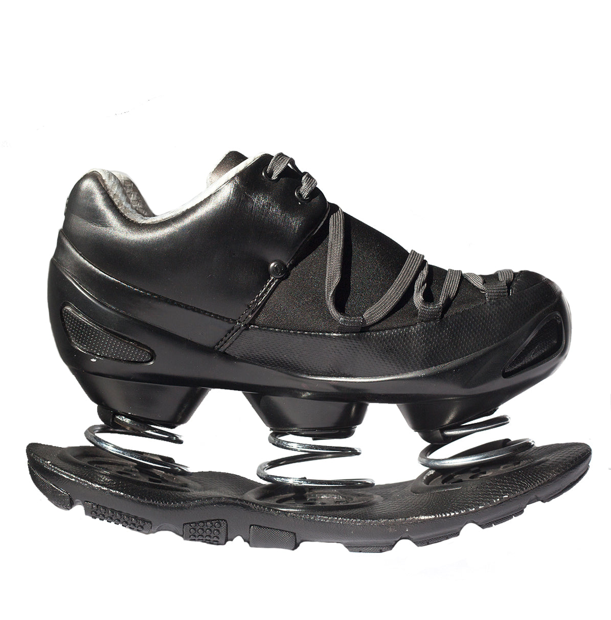 LORD CAMPUS - airbrushed spring platforms - black