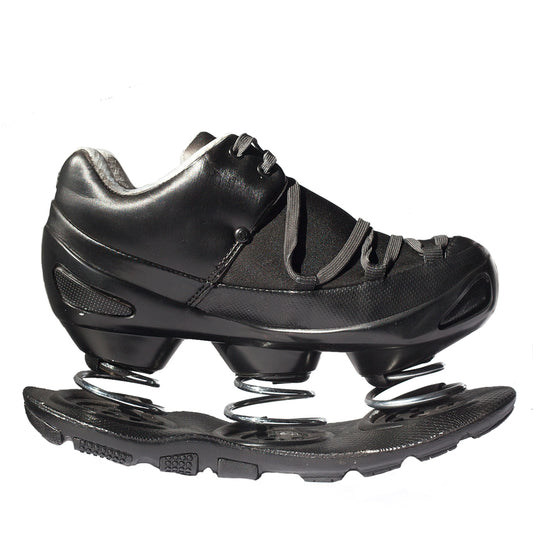 LORD CAMPUS - airbrushed spring platforms - black