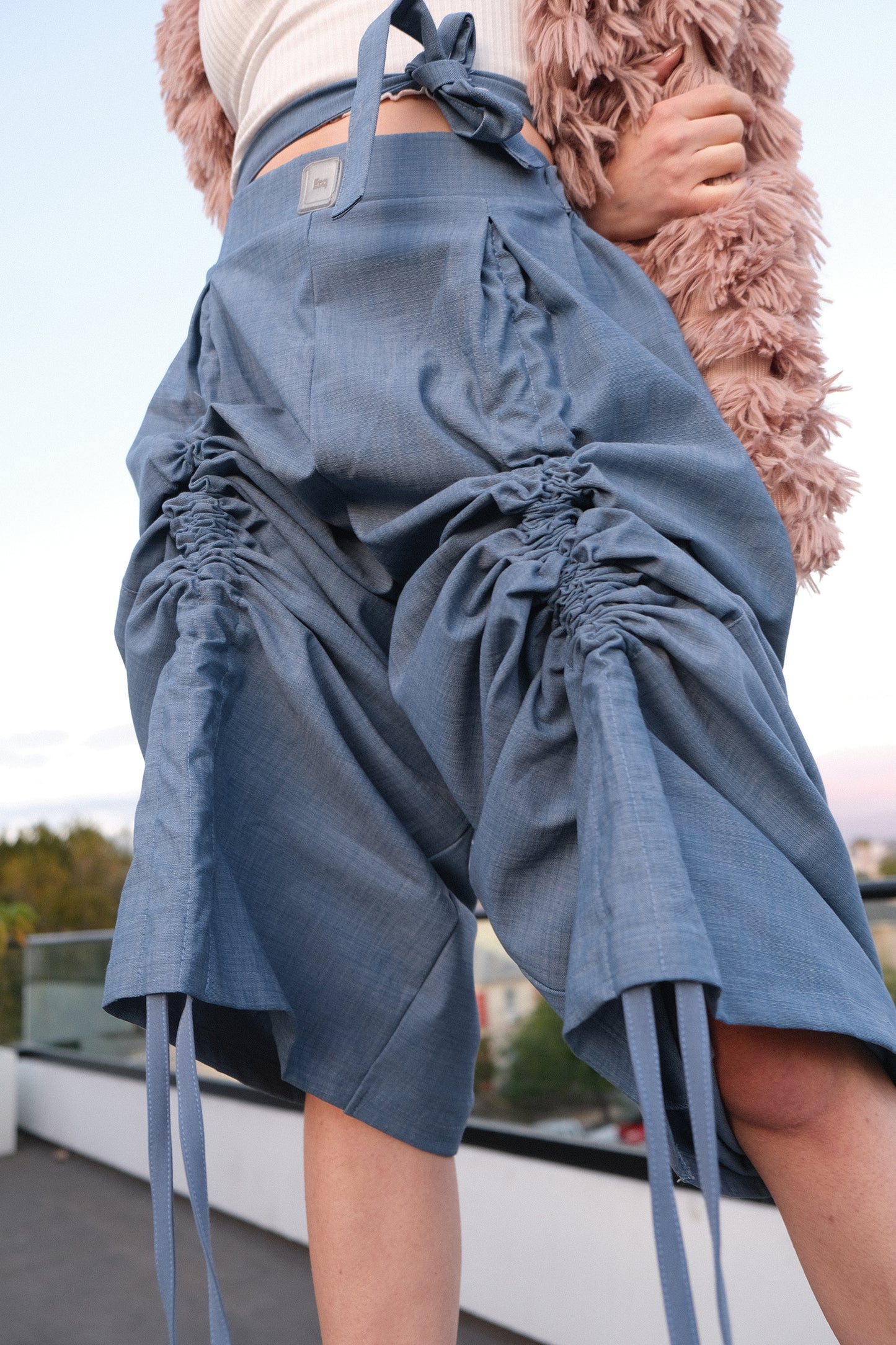 Armore ~ light denim (curtain pants)