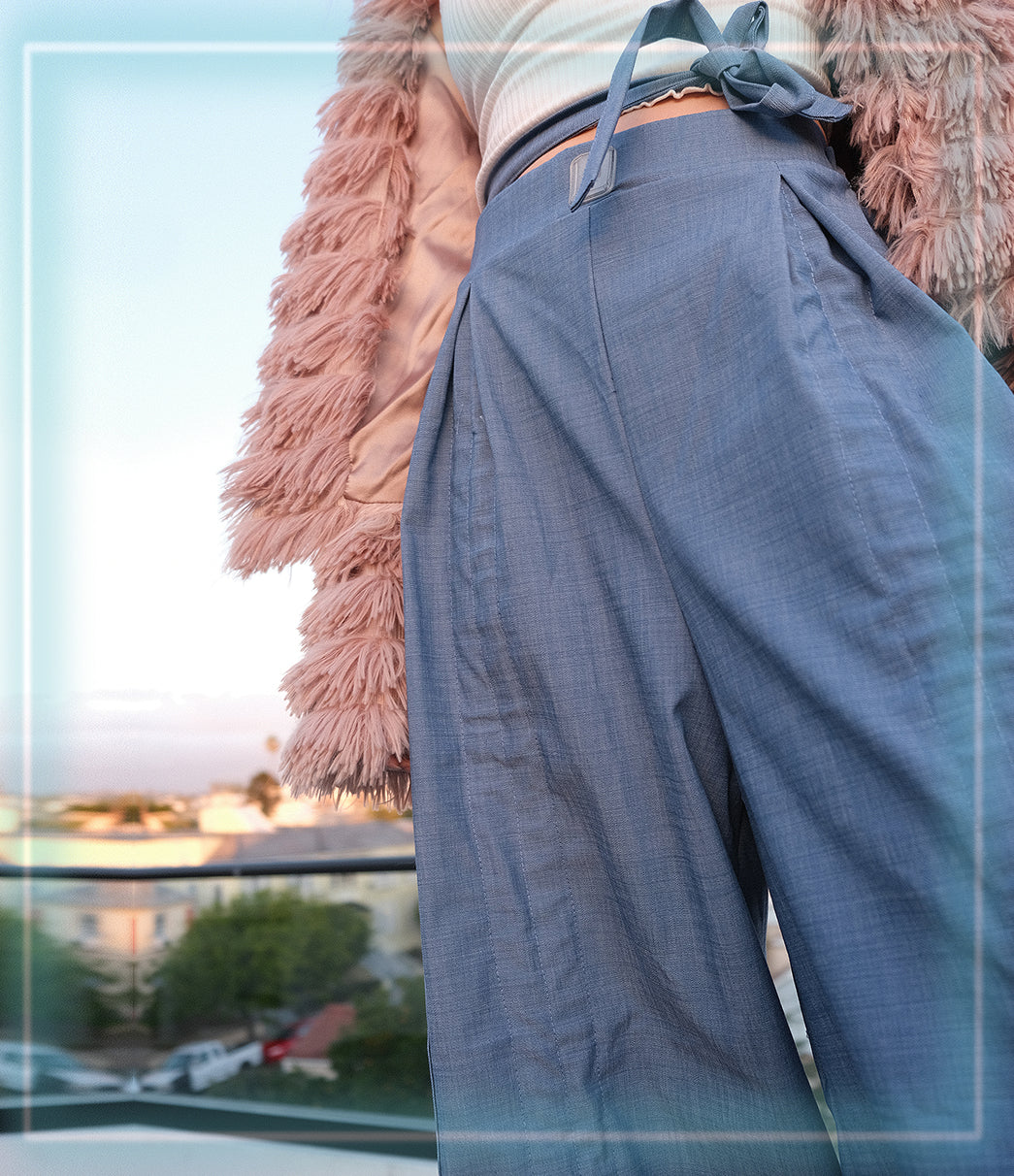 Armore ~ light denim (curtain pants)