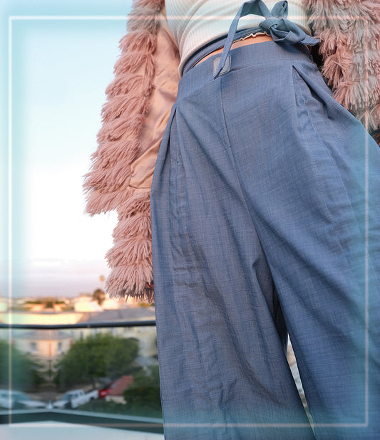 Armore ~ light denim (curtain pants)