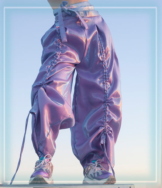 Armore ~ iridescent lilac (curtain pants)