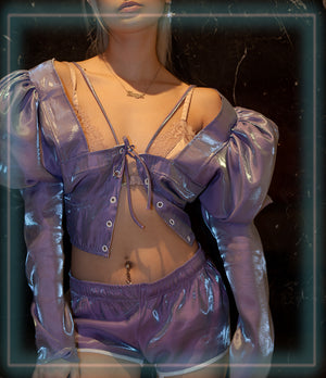 ARMORE top ~ iridescent lilac  🦋