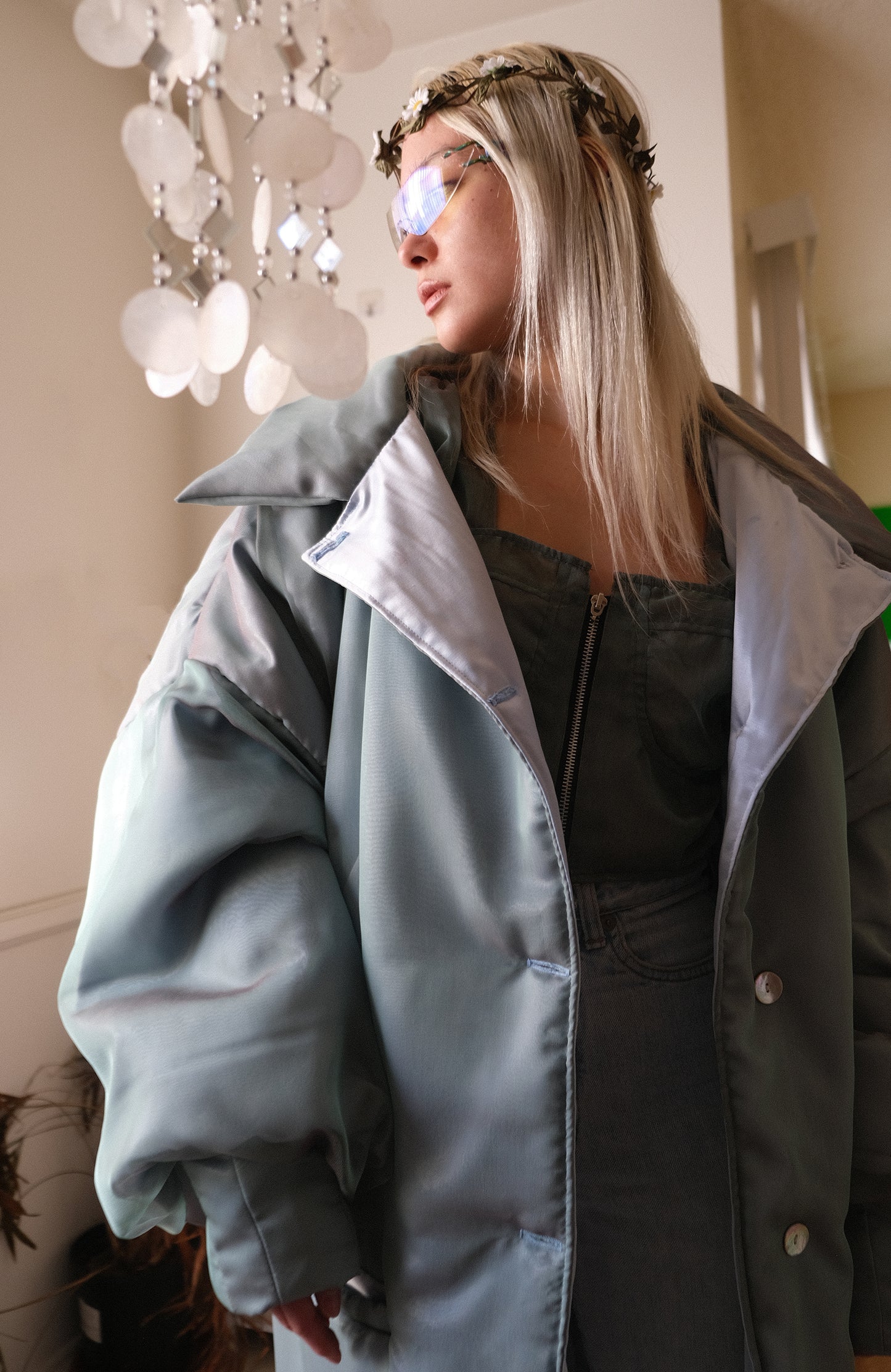 CLOUD COAT ~ Aqua