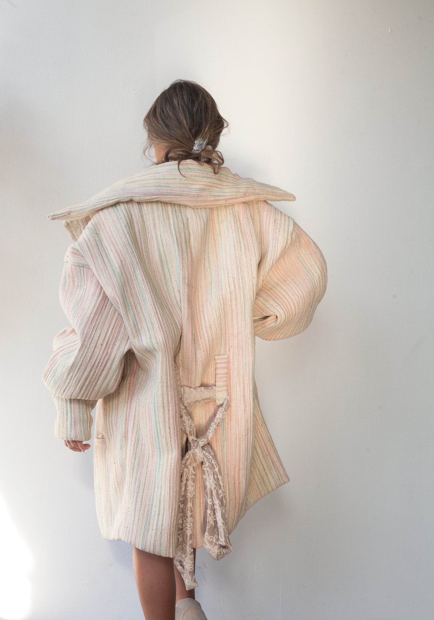 CLOUD COAT ༓ TAN PASTEL